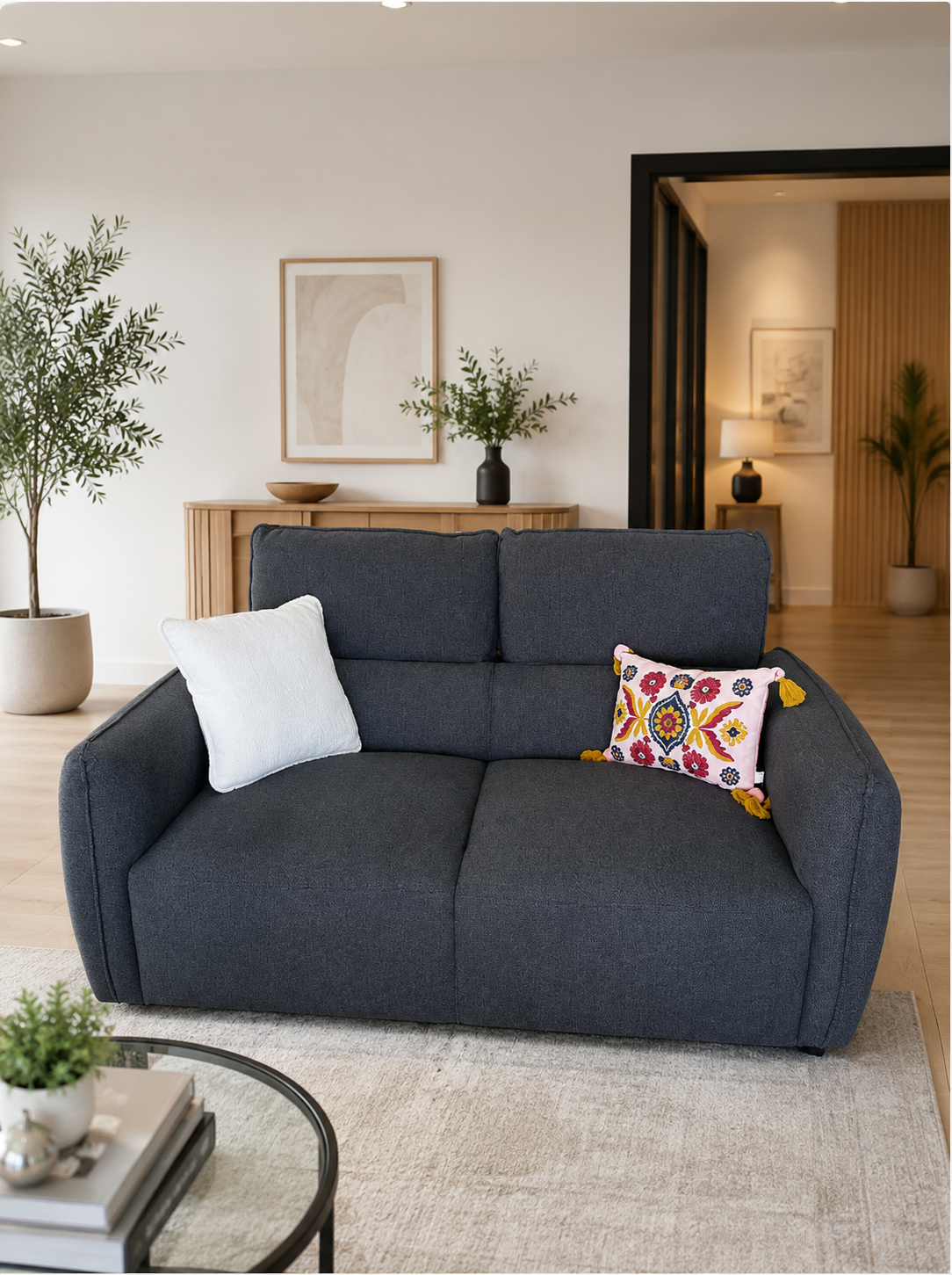 Ascot Sofa Charcoal 3+2 Set