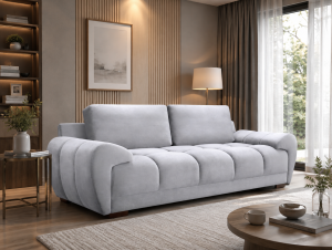 Azzuro Sofa Grey 3 Seater