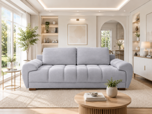 Azzuro Sofa Grey 3 Seater