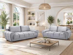 Azzuro Sofa Grey 3+2 Set