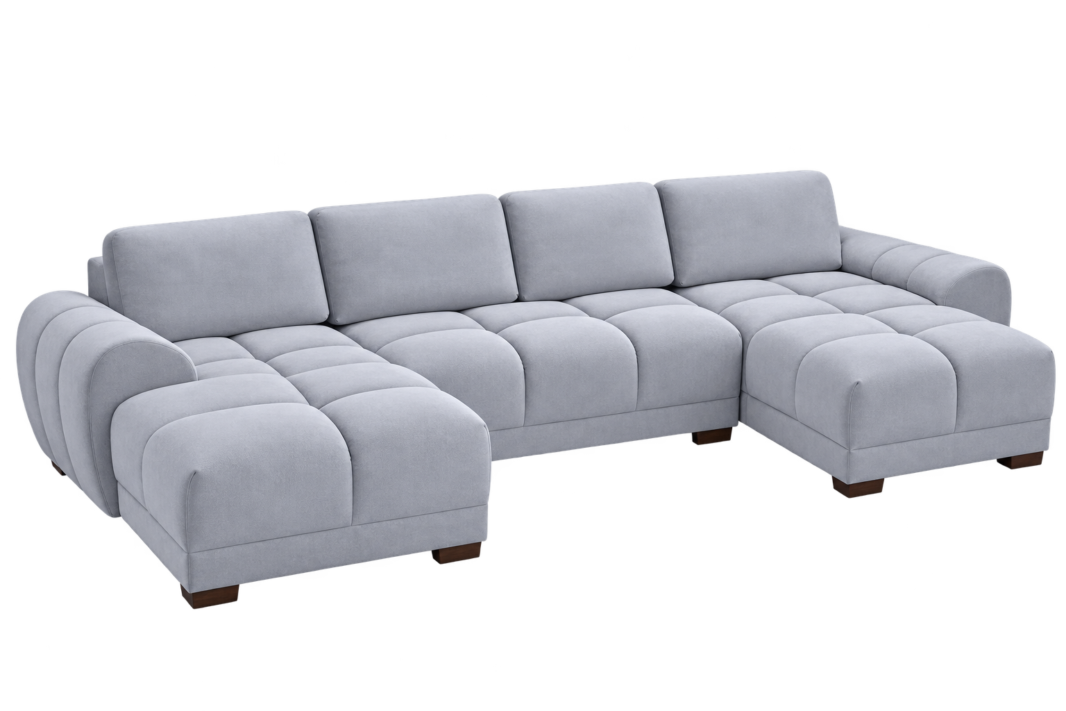Azzuro Sofa Grey U Shape Corner