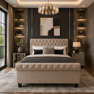 Bespoke Sleigh Bed