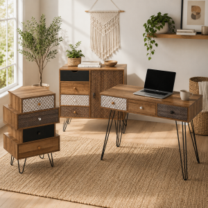 Casablanca Dark Oak Desk