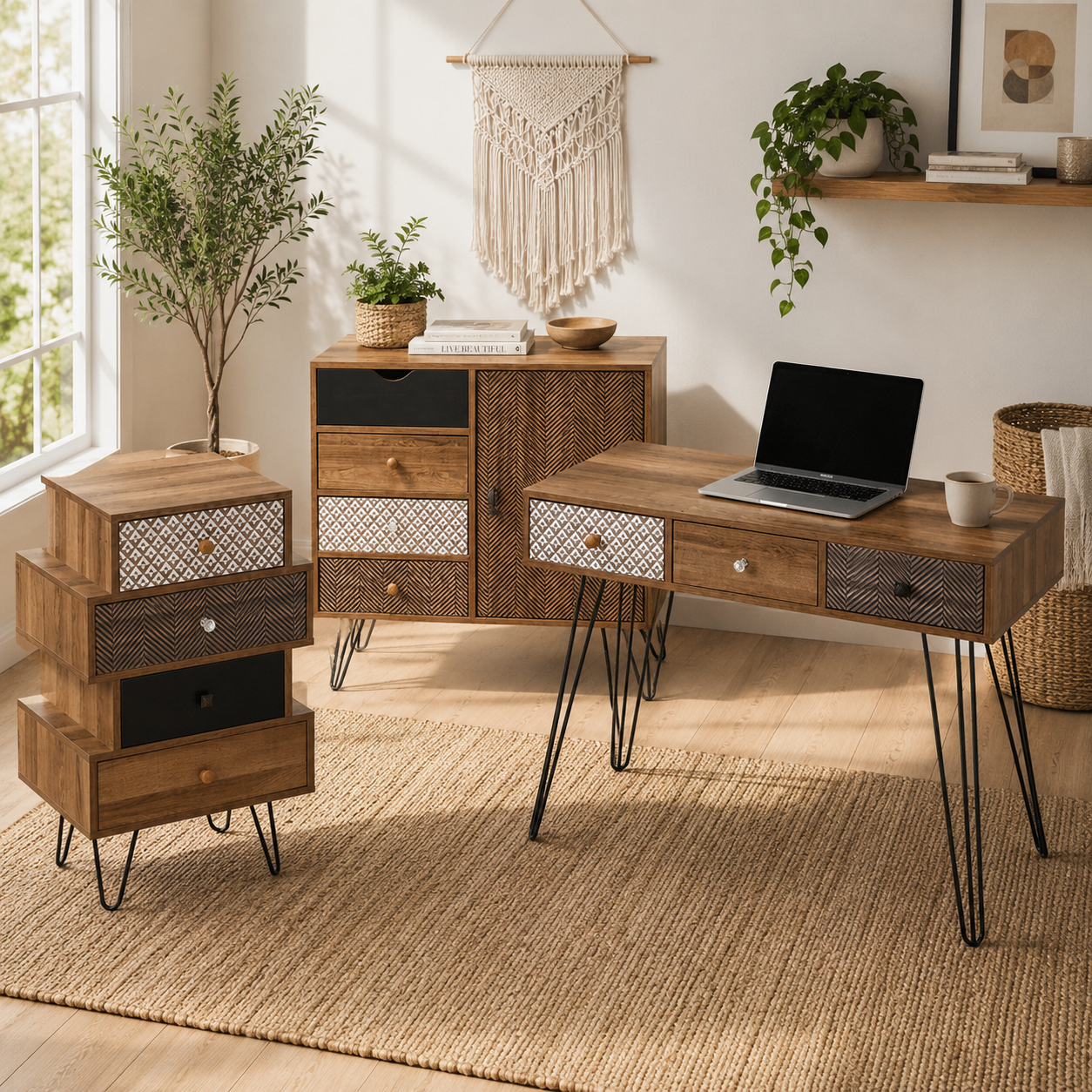 Casablanca Dark Oak Desk