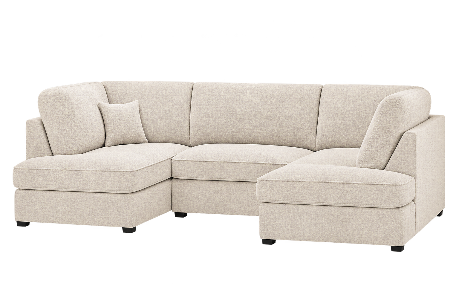 Carnaby Sofa Boucle Beige U Shape Corner