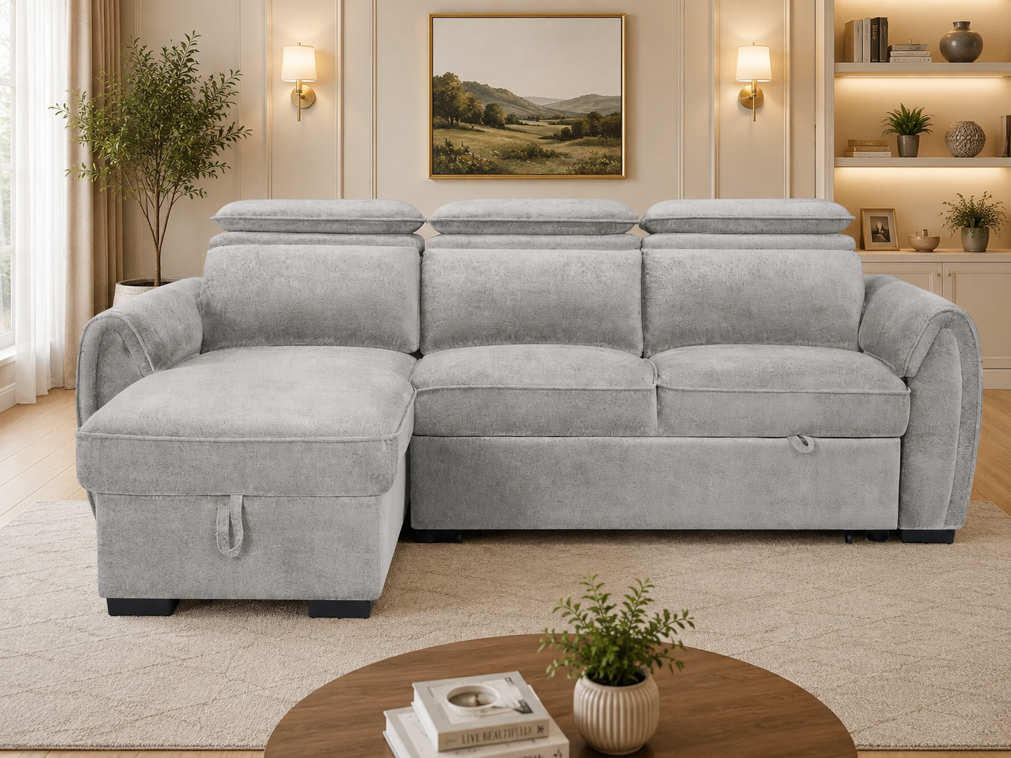 Montrose Sofabed Grey Universal Corner