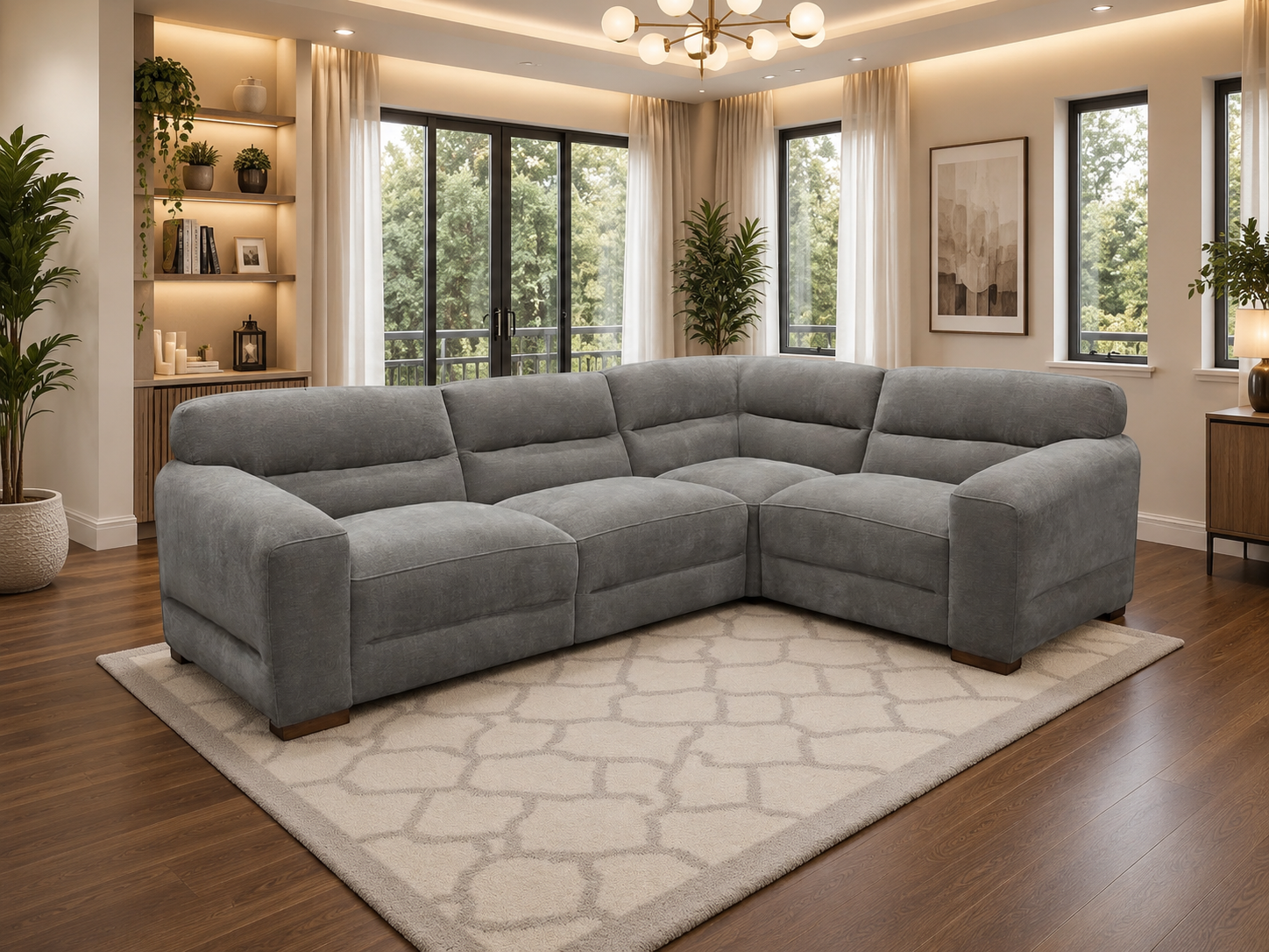 Chicago Sofa Grey Universal Corner