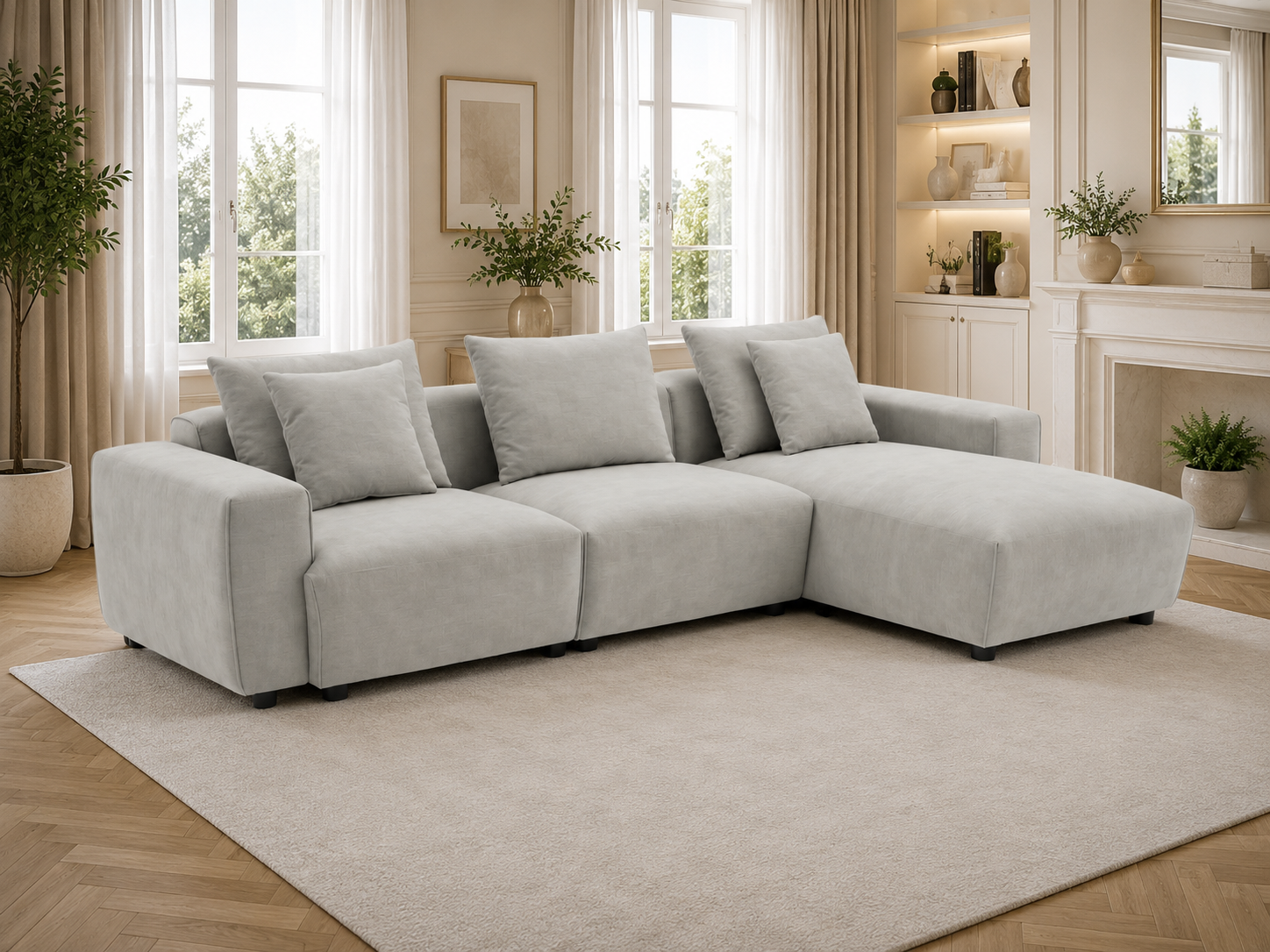 Malibu Sofa Beige Universal Corner