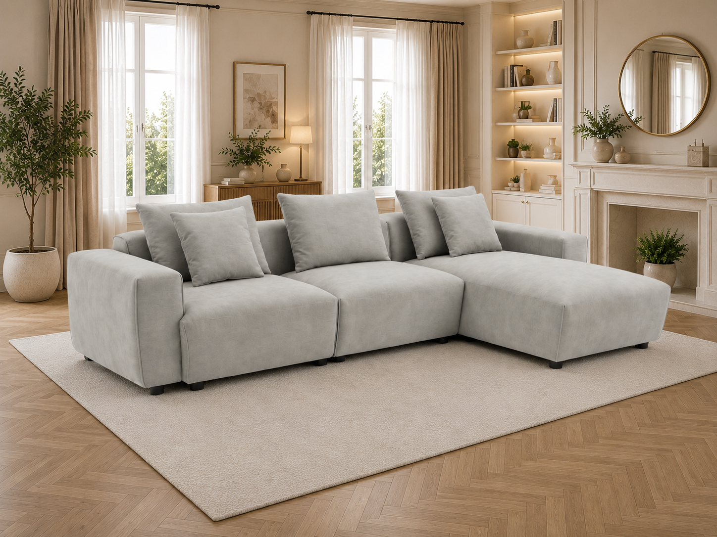 Malibu Sofa Beige Universal Corner