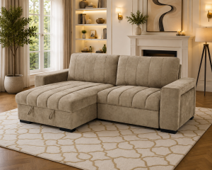 Franklin Sofabed Beige Universal Corner