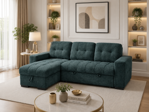 Palermo Universal Corner Sofabed Teal