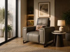 Richmond Electric Recliner Sofa Grey Armchair