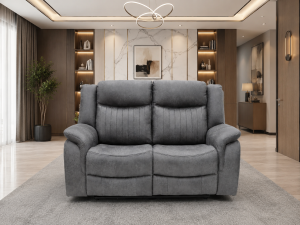 Leon Electric Recliner Sofa Grey 2 Seater
