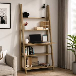 Tiva Oak Ladder Desk
