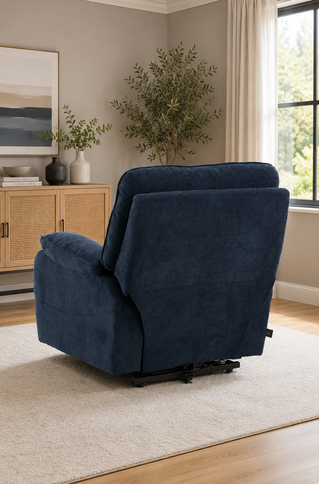Cornwall Rise and Recline Massage Chair Blue 6