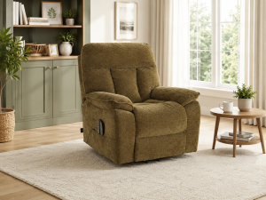 Cornwall Rise and Recline Massage Chair Brown 1