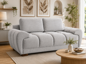 Cozy Neutral Living Room with Botanical Decor