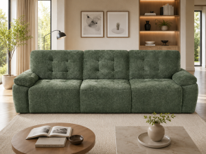 Dallas Electric Sofabed Green 3 Seater