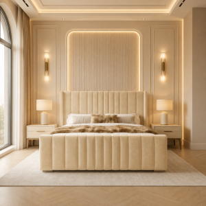 Doppler Bed | Luxury Headboard Bed Frame – Beds Craft