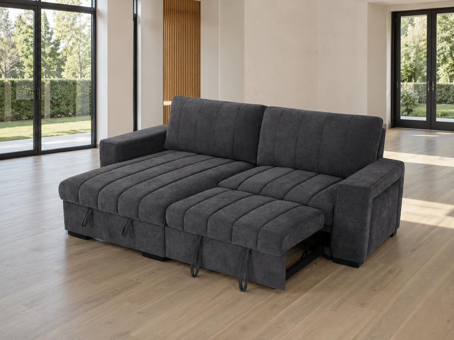 Franklin Sofabed Grey Universal Corner