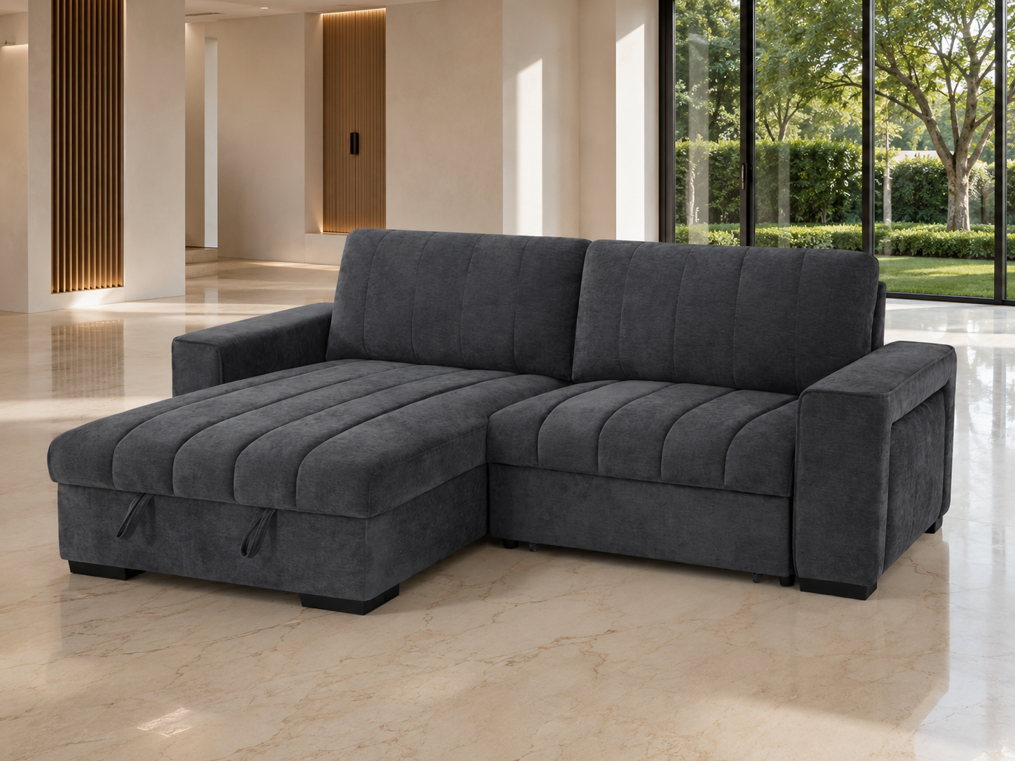 Franklin Sofabed Grey Universal Corner