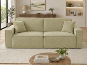 Houston Electric Sofabed Green 3 Seater 2