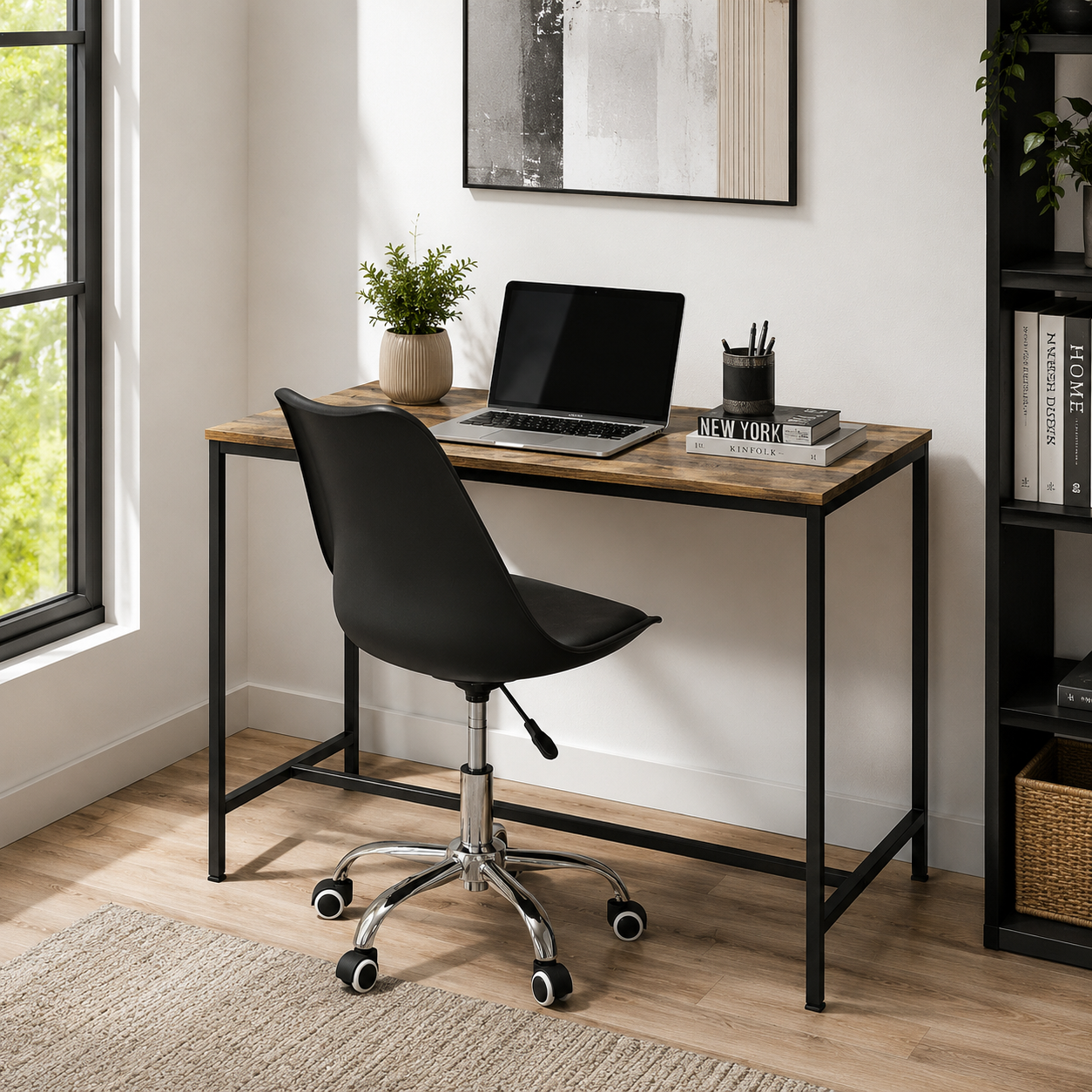Hoxton Distressed Oak Effect Desk