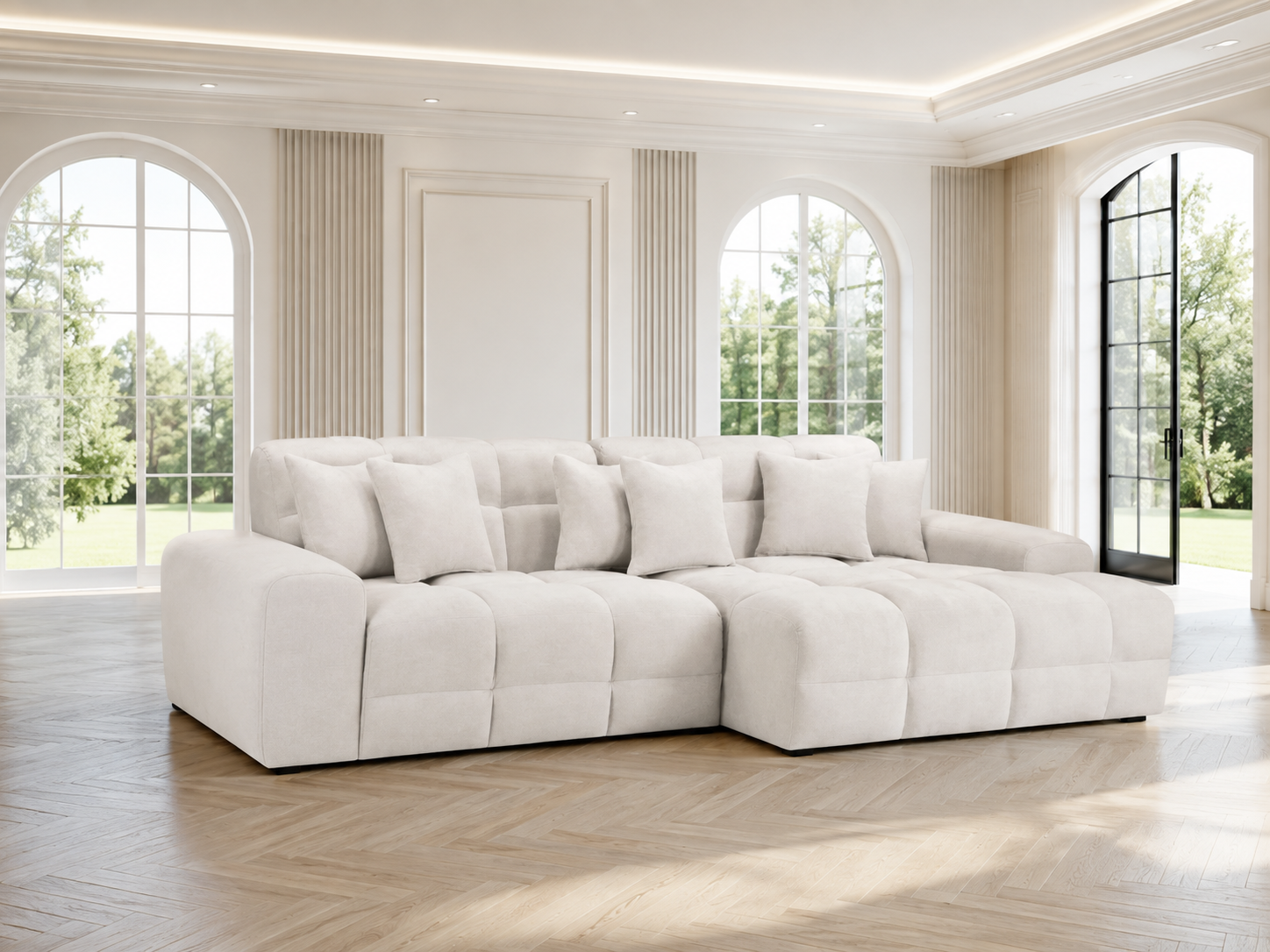Jacob Sofa Beige Right Hand Facing Corner