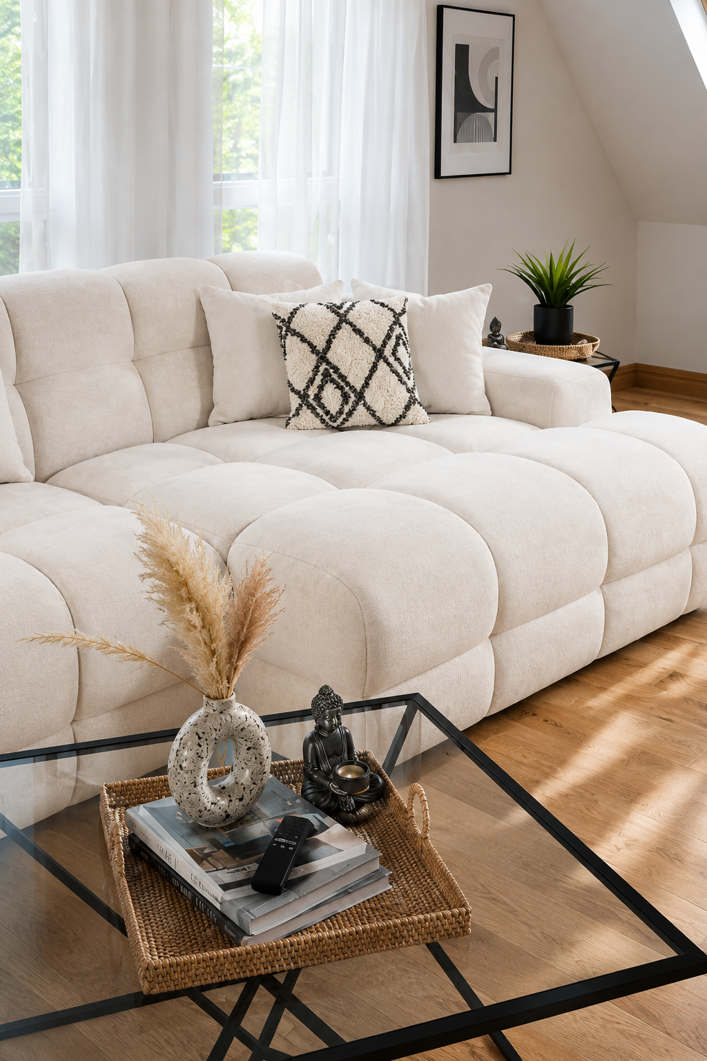 Jacob Sofa Beige Right Hand Facing Corner