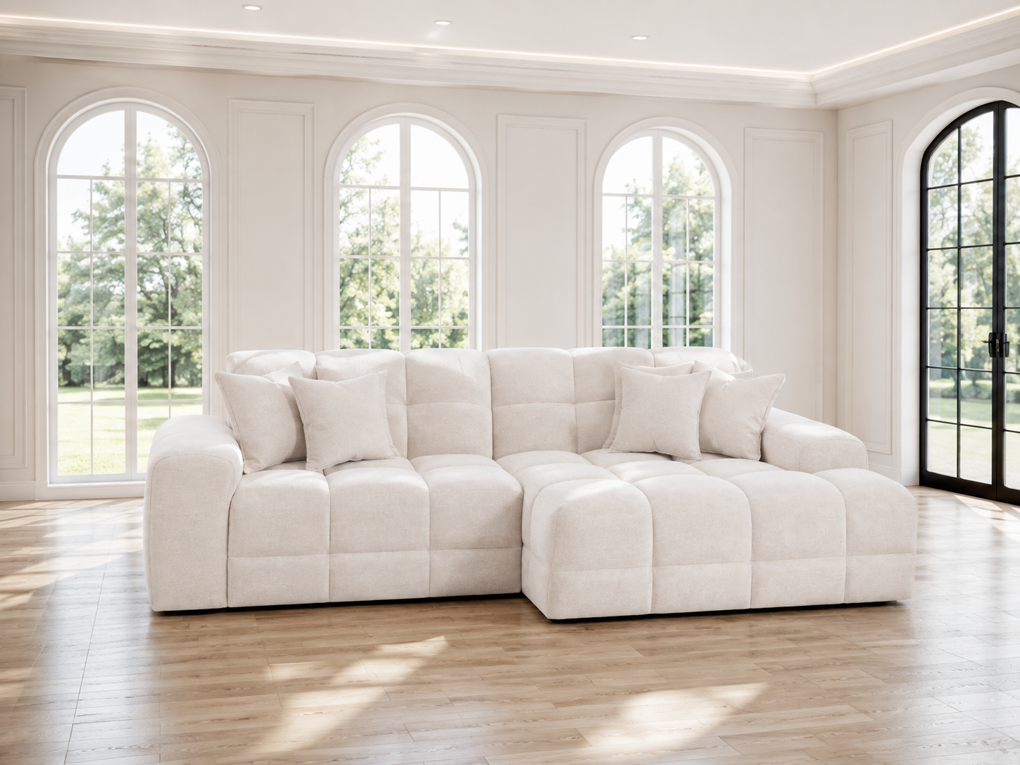 Jacob Sofa Beige Right Hand Facing Corner