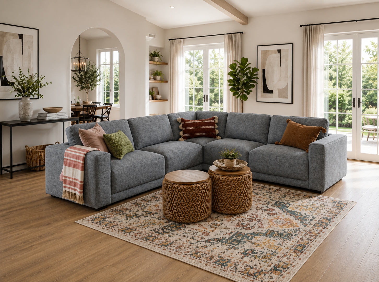 Marlow Sofa Grey Large Corner