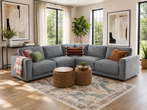 Marlow Sofa Grey Large Corner