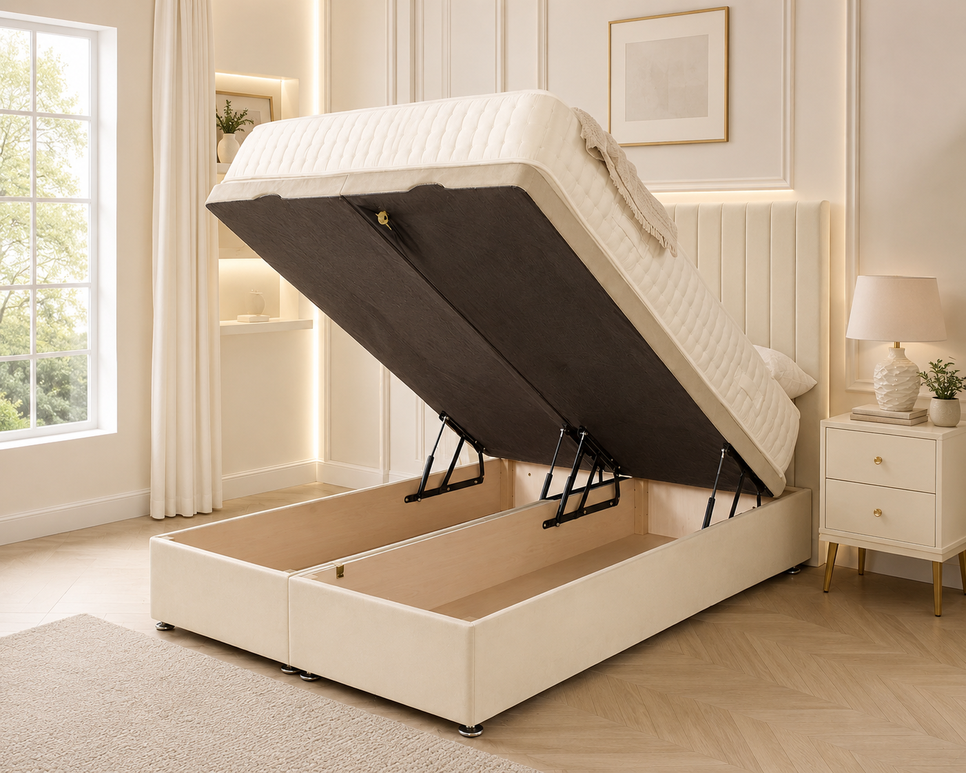 Milano Bed – Ottoman Storage Divan Bed