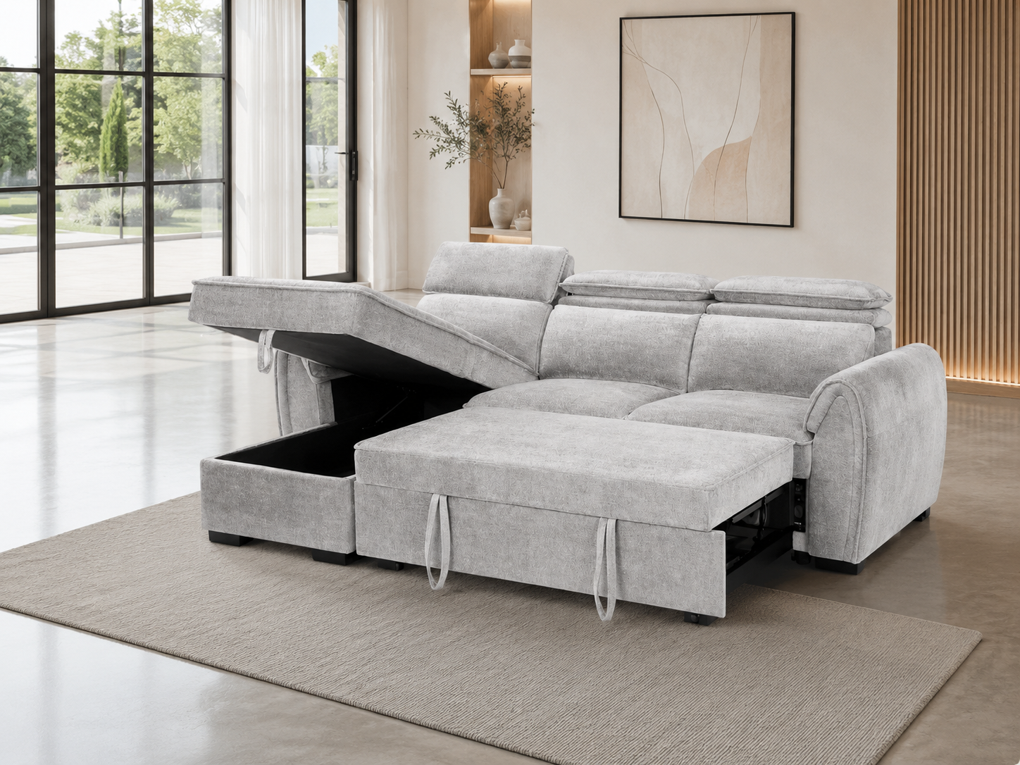 Montrose Sofabed Grey Universal Corner