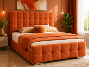 Nevada Buttoned Bespoke Bed