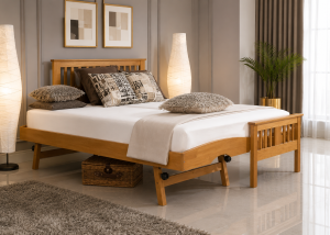Oak Wooden Guest Bed