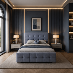 Panelled bed
