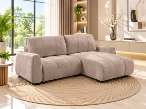 Portland Universal Corner Sofabed Beige 3