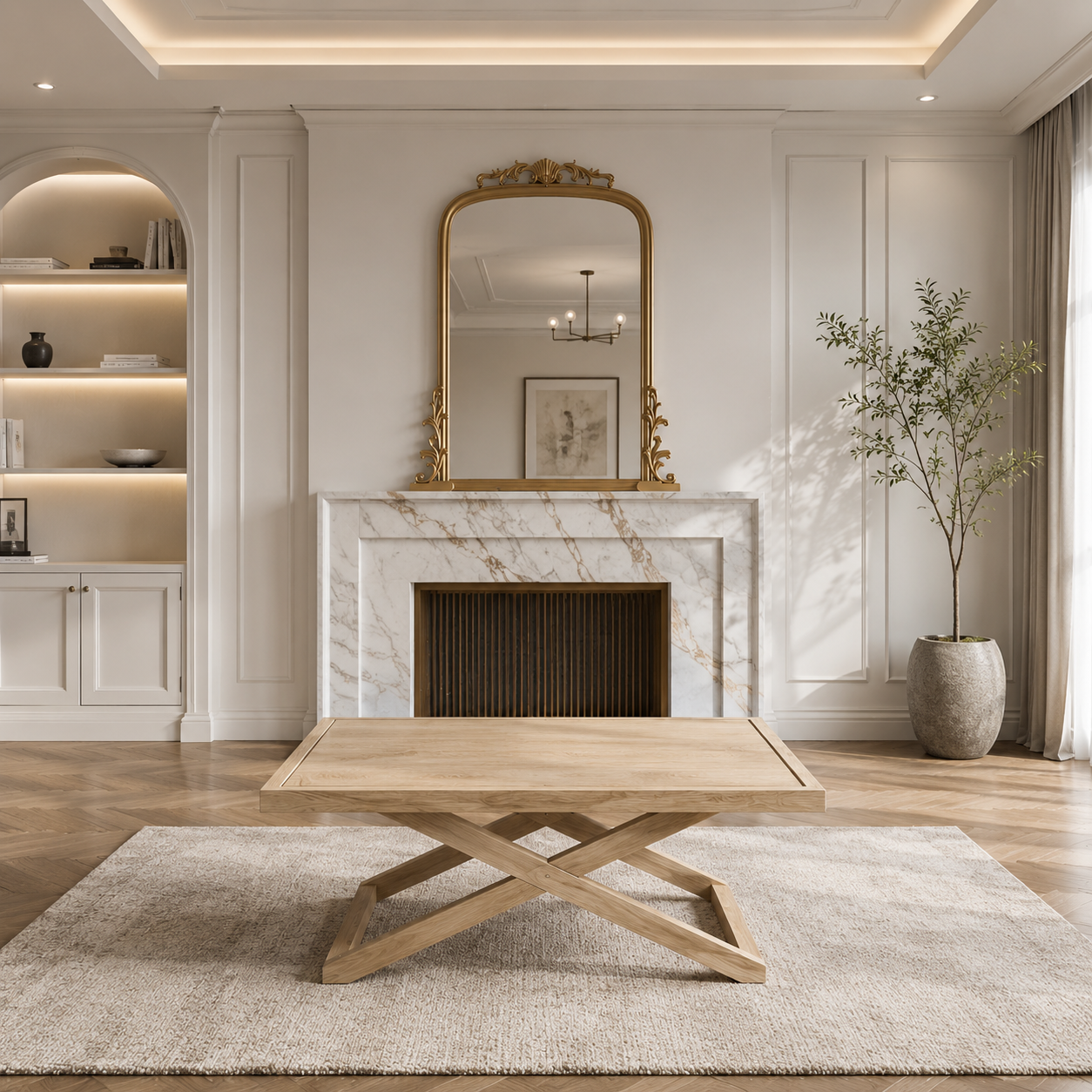 Sage Blonde Small Coffee Table