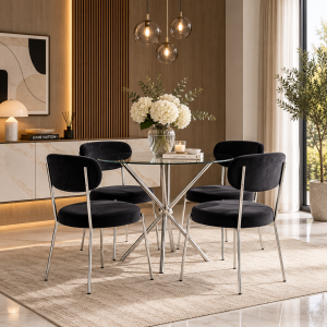 Smith Black Dining Chair