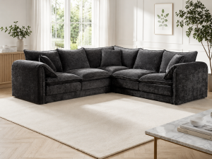 Solaya Sofa Black Large Corner