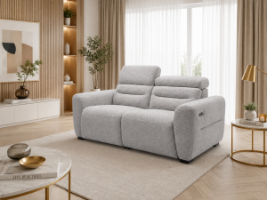 Tokyo Electric Recliner Grey 3 Seater 2