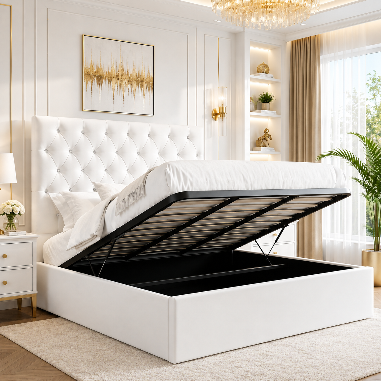 Upholstered Storage Bed Frame