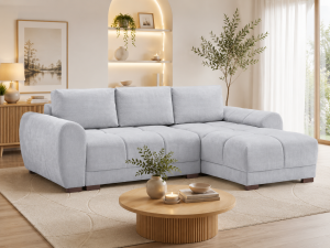 zzuro Sofabed Grey Universal Corner – Sofa & Bed in One