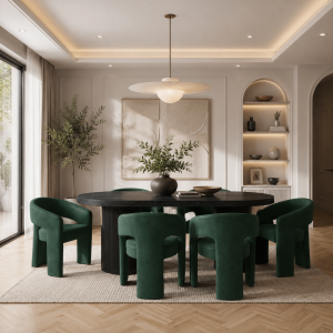 Alba Forest Green Dining Chair