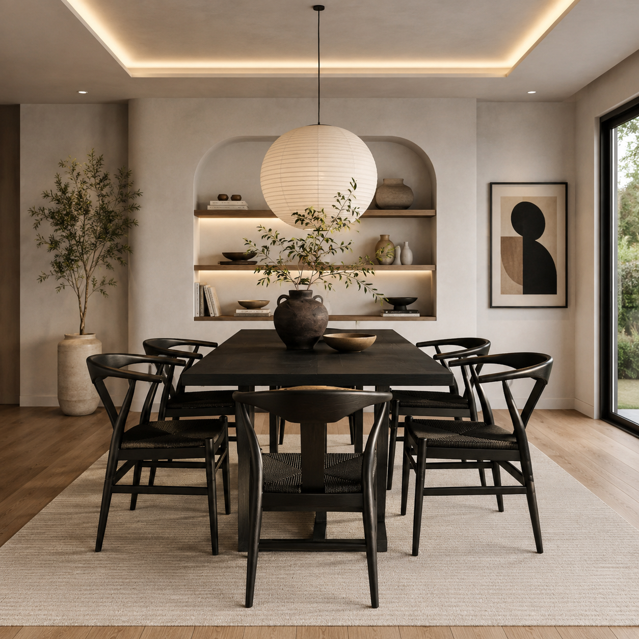 Aries Black Dining Chair