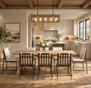 Bourton Latte Dining Table