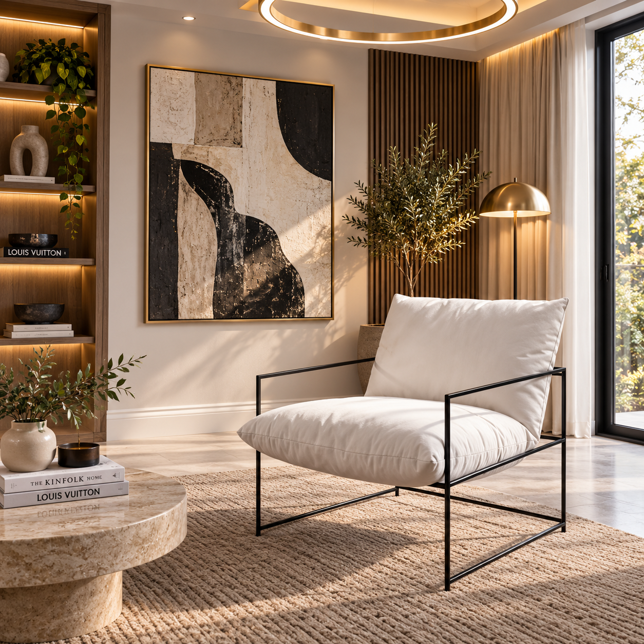 Brook White Chair