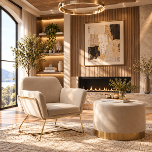 Charles Beige Chair