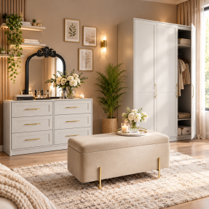 Austen White Double Wardrobe